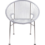 Innit Designs Concha Chair | Chrome/Clear