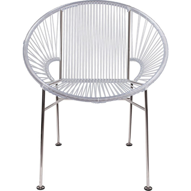 Innit Designs Concha Chair | Chrome/Clear