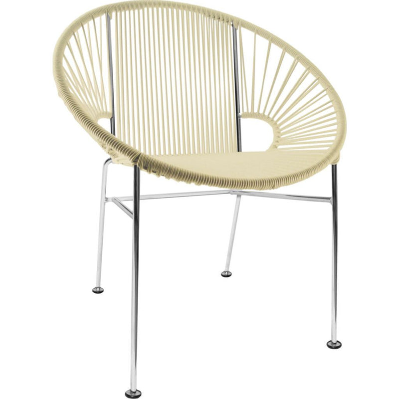 Innit Designs Concha Chair | Chrome/Ivory