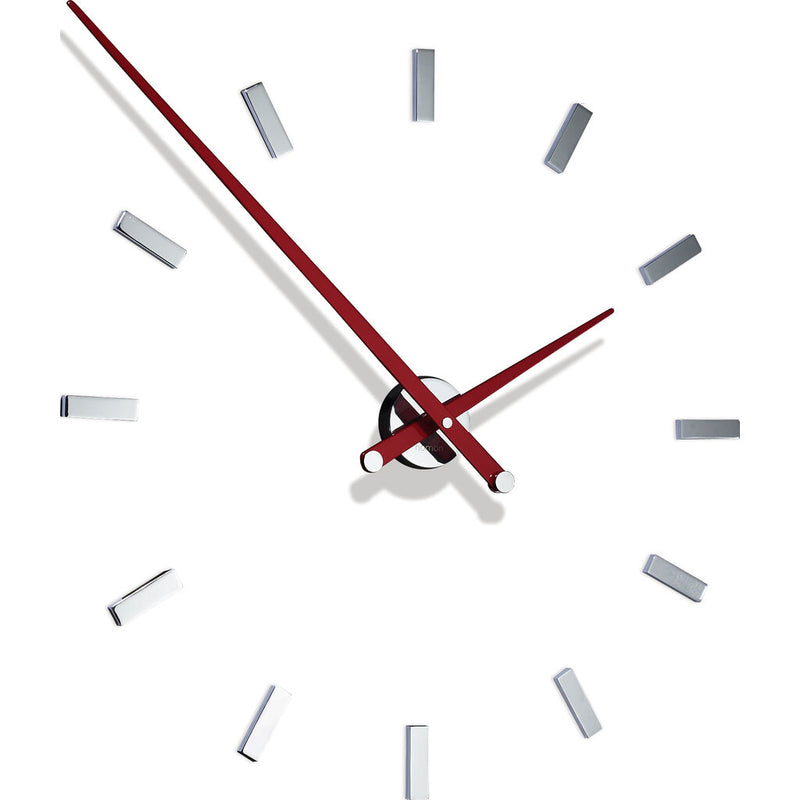 Nomon Tacon 12 L Wall Clock | Chromed Brass/Walnut