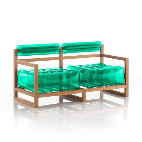 MOJOW Yoko Sofa | Wood & PVC