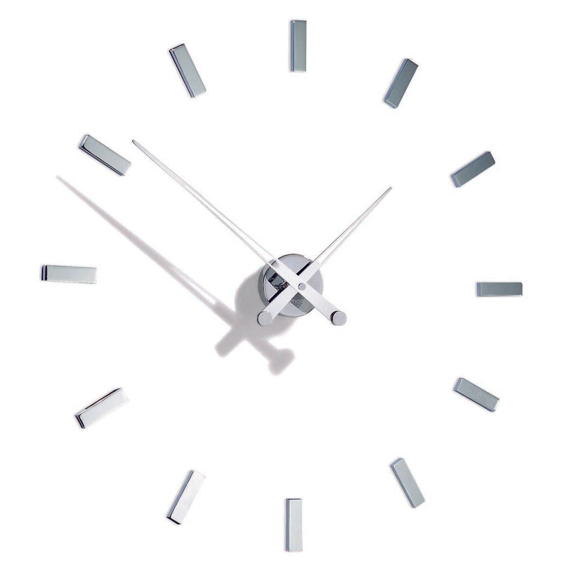 Nomon Tacon 12 I Wall Clock | Steel/Chromed Brass