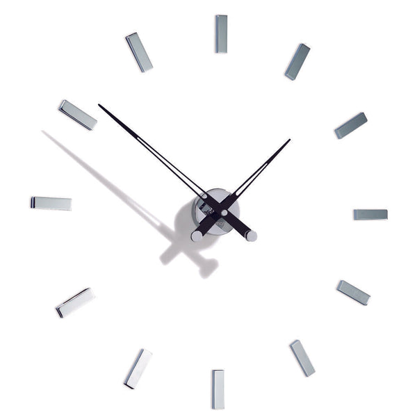 Nomon Tacon 12 I Wall Clock | Steel/Chromed Brass