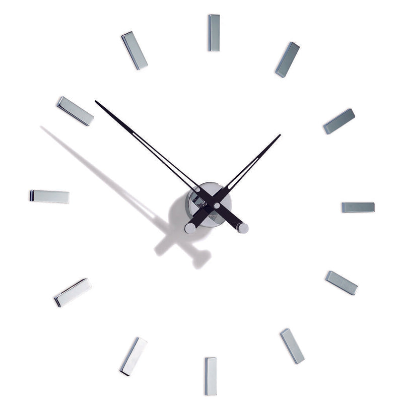 Nomon Tacon 12 I Wall Clock | Steel/Chromed Brass