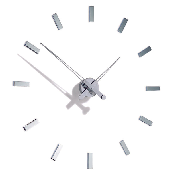 Nomon Tacon 12 I Wall Clock | Steel/Chromed Brass