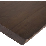 Resource Decor Live Edge 108" Dining Table | Cashew/Steel