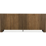 Resource Decor Angelica Credenza | Black Oak/French Oak