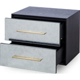 Resource Decor Waters Nightstand | Smoked Black Oak