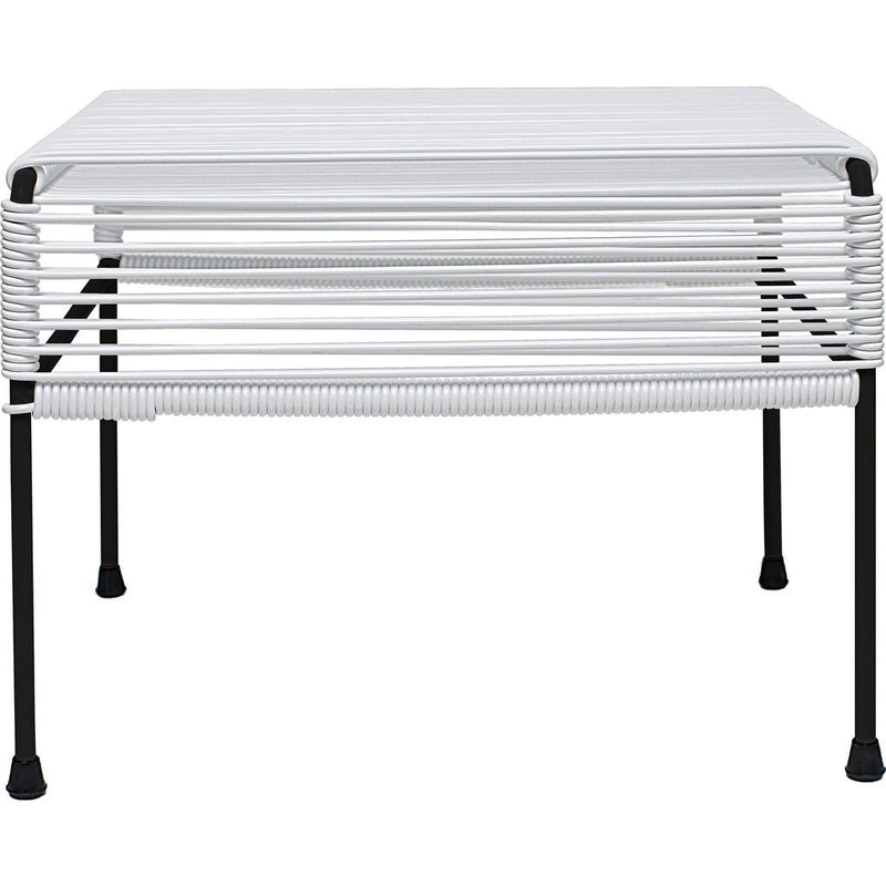 Innit Designs Atom Ottoman | White/Black