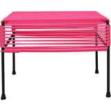 Innit Designs Atom Ottoman | Pink/Black
