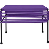 Innit Designs Atom Ottoman | Purple/Black