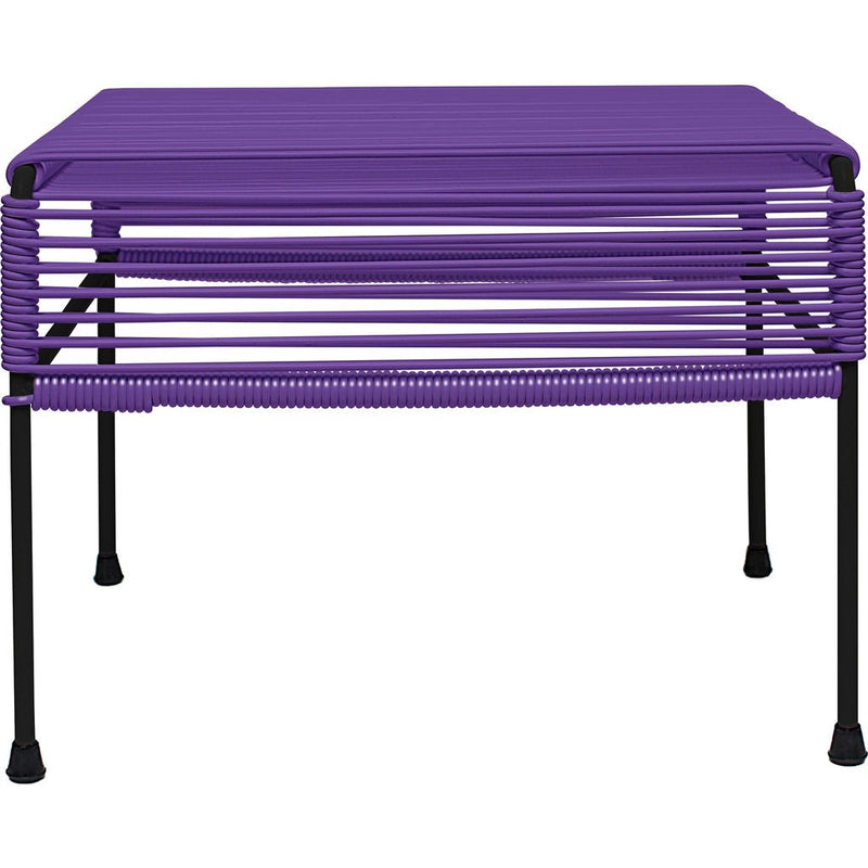 Innit Designs Atom Ottoman | Purple/Black