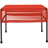 Innit Designs Atom Ottoman | Red/Black