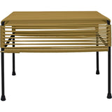 Innit Designs Atom Ottoman | Gold/Black