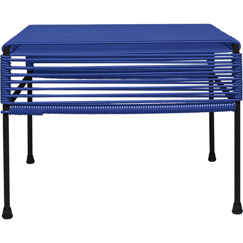 Innit Designs Atom Ottoman | Deep Blue/Black