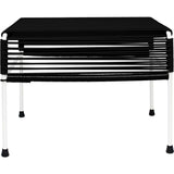 Innit Designs Atom Ottoman | Black/White