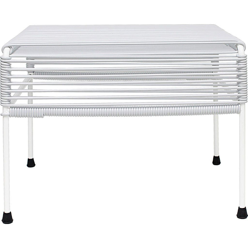 Innit Designs Atom Ottoman | White/White