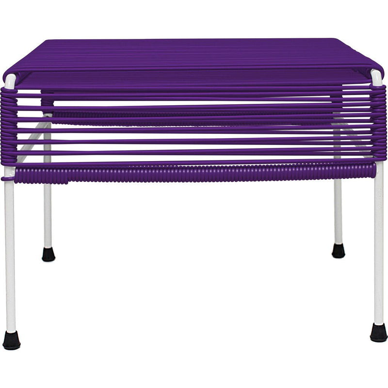 Innit Designs Atom Ottoman | Purple/White