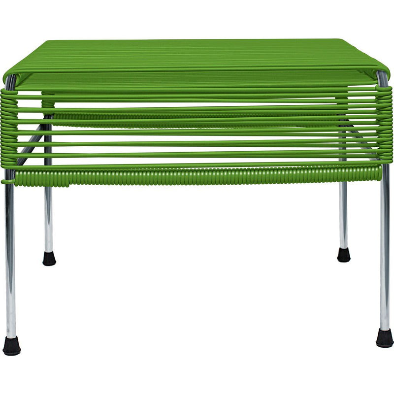 Innit Designs Atom Ottoman | Cactus/Chrome