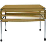 Innit Designs Atom Ottoman | Gold/Chrome