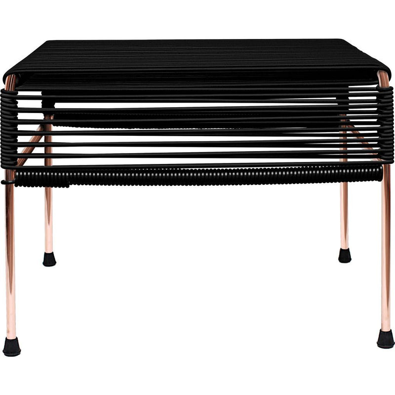 Innit Designs Atom Ottoman | Black/Copper