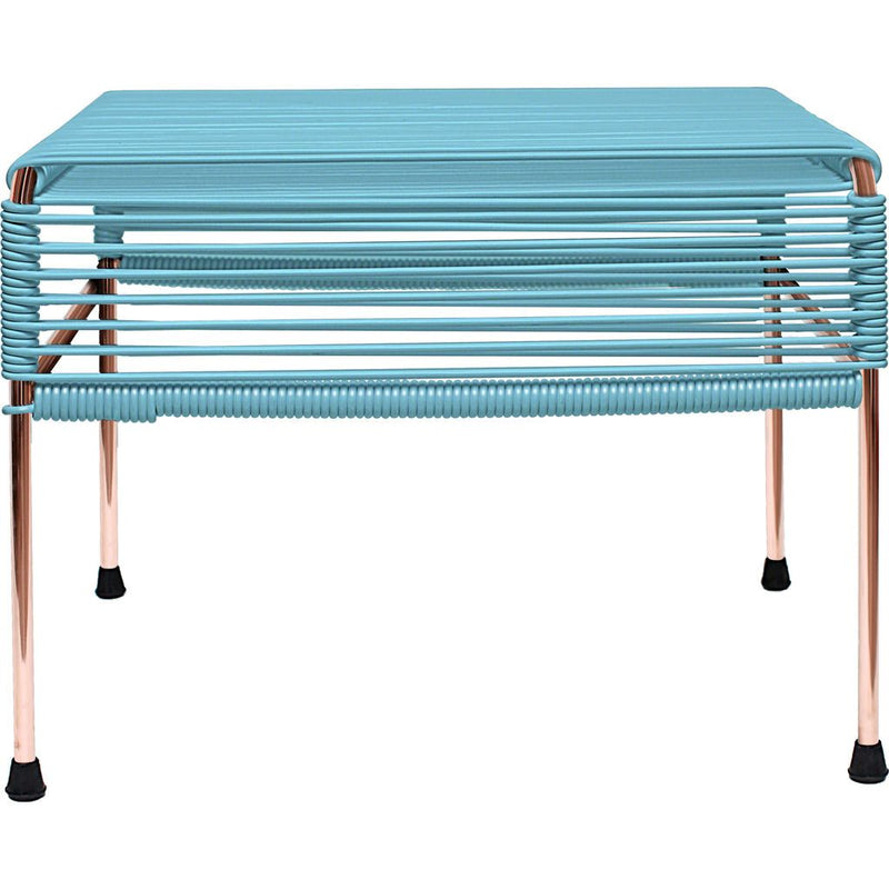 Innit Designs Atom Ottoman | Blue/Copper