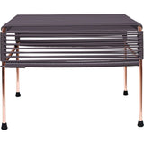 Innit Designs Atom Ottoman | Grey/Copper