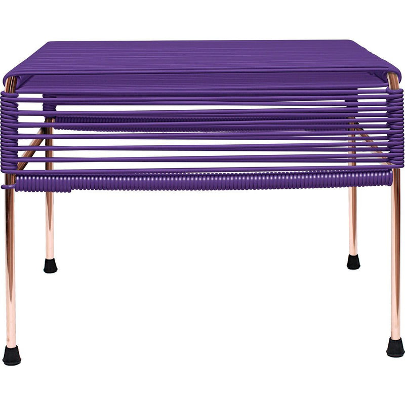 Innit Designs Atom Ottoman | Purple/Copper