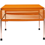 Innit Designs Atom Ottoman | Orange/Copper