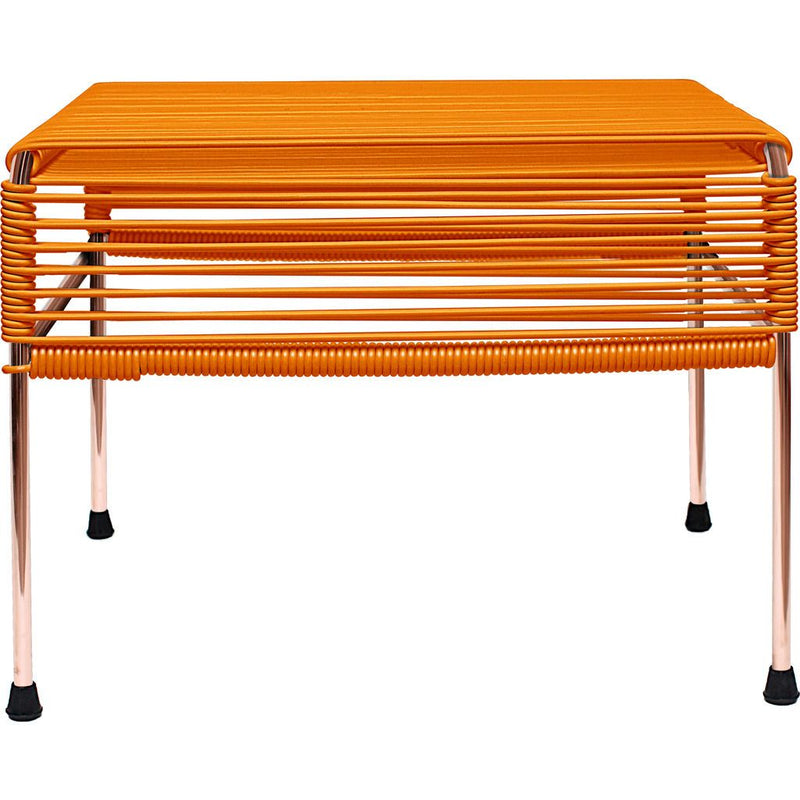 Innit Designs Atom Ottoman | Orange/Copper