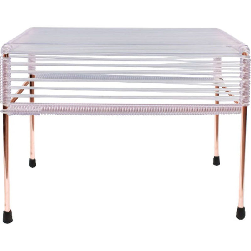 Innit Designs Atom Ottoman | Clear/Copper