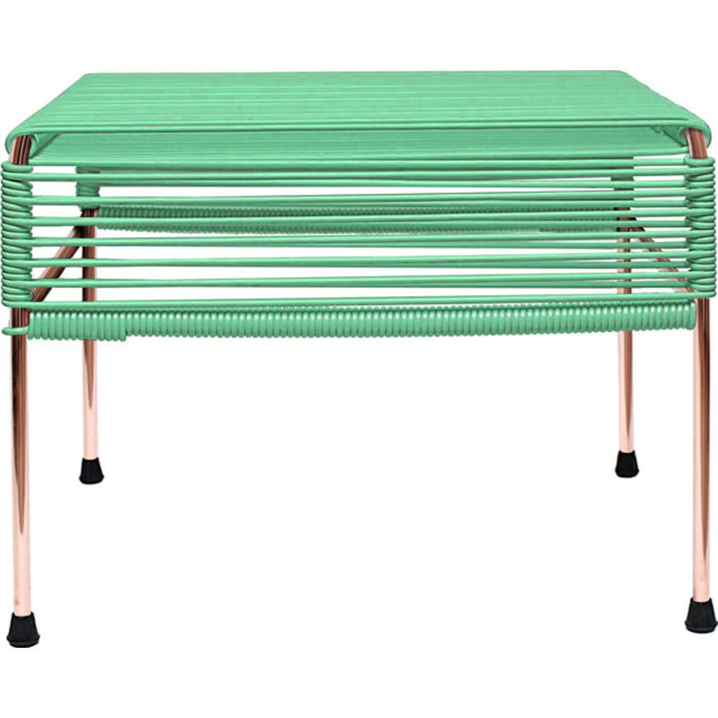 Innit Designs Atom Ottoman | Mint/Copper