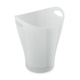 Umbra Garbino Trash Can | Metallic White