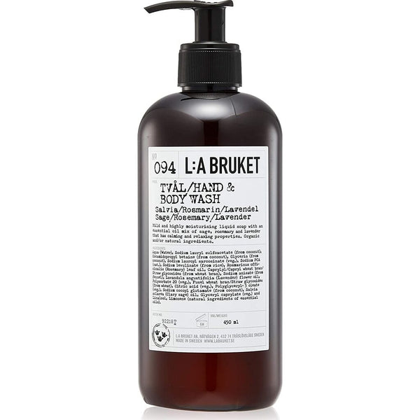 L:A Bruket No 094 Hand & Body Wash | Sage/Rosemary/Lavender