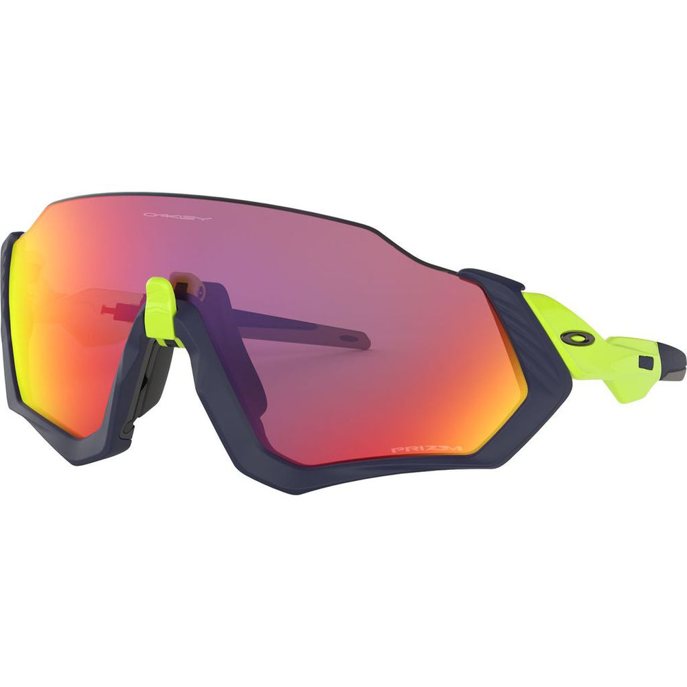 Oakley Sport Flight Jacket Matte Navy Sunglass | Prizm Road