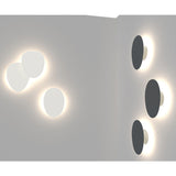 Artemide Facce Wall/Ceiling Alpha Raised LED Light | 6W 3500K 80CRI Dim 2-Wire 120V