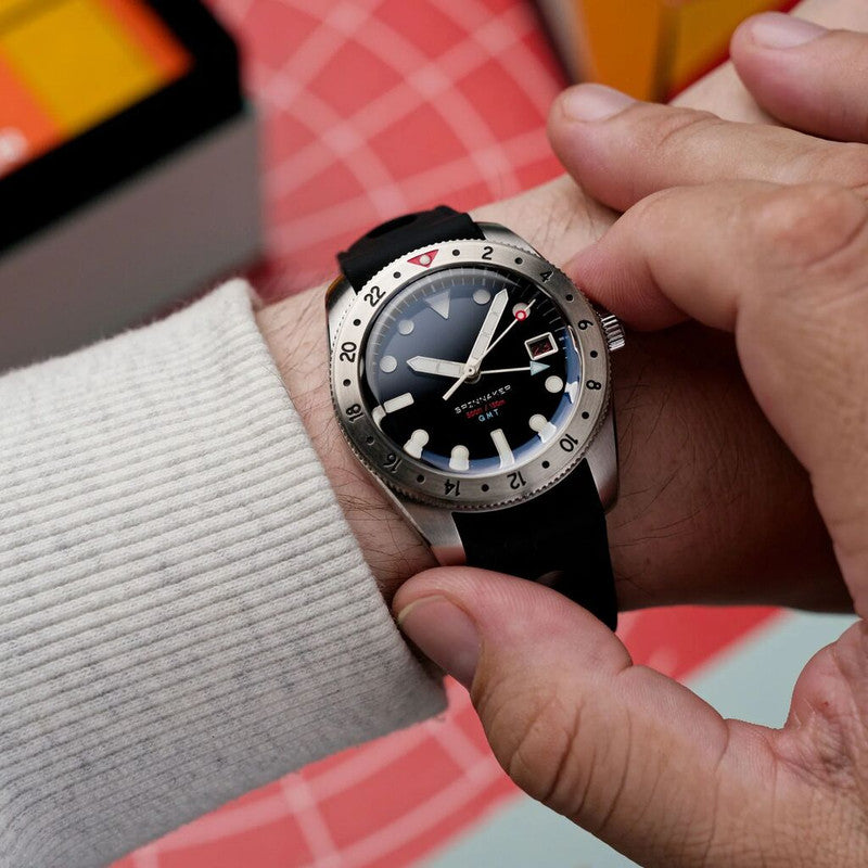 Spinnaker Croft 3912 Automatic Limited Edition | Wet Suit Black