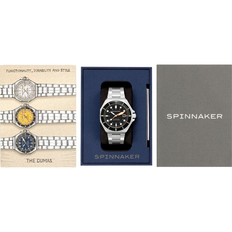 Spinnaker Dumas Japan Automatic 3 Hands Watch | Stainless Steel
