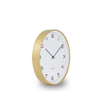 Huygens Wood25 Wall Clock | White