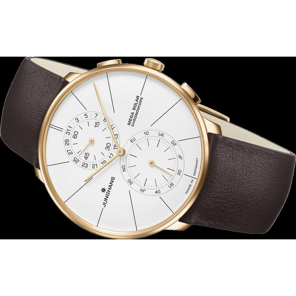 Junghans Meister fein Chronoscope MEGA Solar | Sapphire Crystal Glass | 40MM