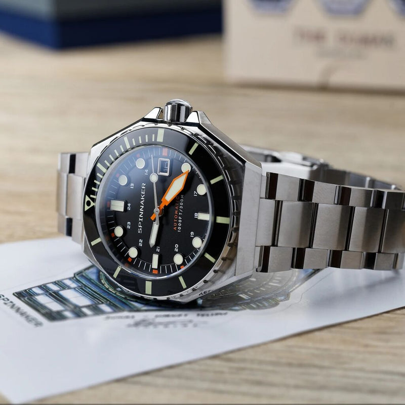 Spinnaker Dumas Japan Automatic 3 Hands Watch | Stainless Steel
