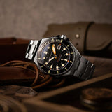 Spinnaker Dumas Japan Automatic 3 Hands Watch | Stainless Steel