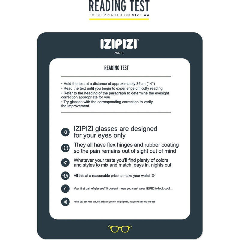 Izipizi Reading Glasses J-Frame | Light Tortoise