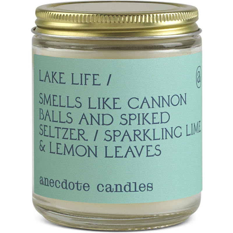 Anecdote Candles Lake Life Glass Jar Candle | Coconut and Mandarin
