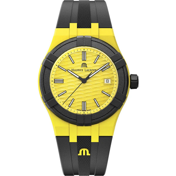 Maurice Lacroix Aikon Tide Watch | Yellow/Black