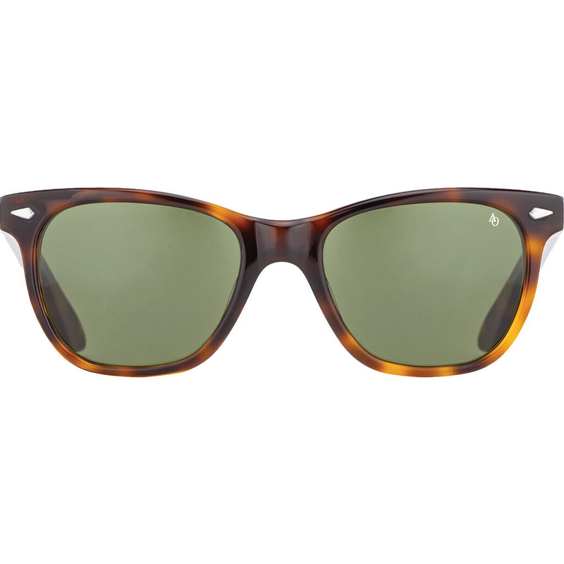 American Optical Eyewear Saratoga Sunglasses | Tortoise/Green Nylon