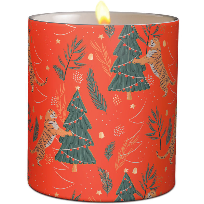 L'or de Seraphine Aglow Medium Candle | Woody and Warm Notes | 6.4 oz
