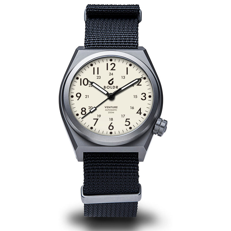 BOLDR Venture Titanium Automatic Watch