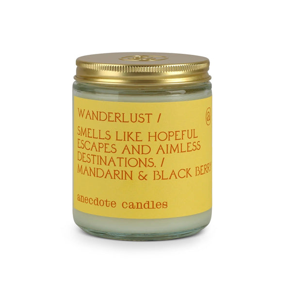 Anecdote Candles Wanderlust Glass Jar Candle | 7.8 oz