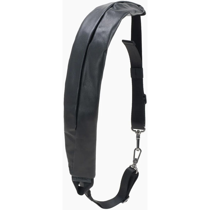 Cote & Ciel Adda Alias Cowhide Leather Zippered Crossbody Bag | Agate Black